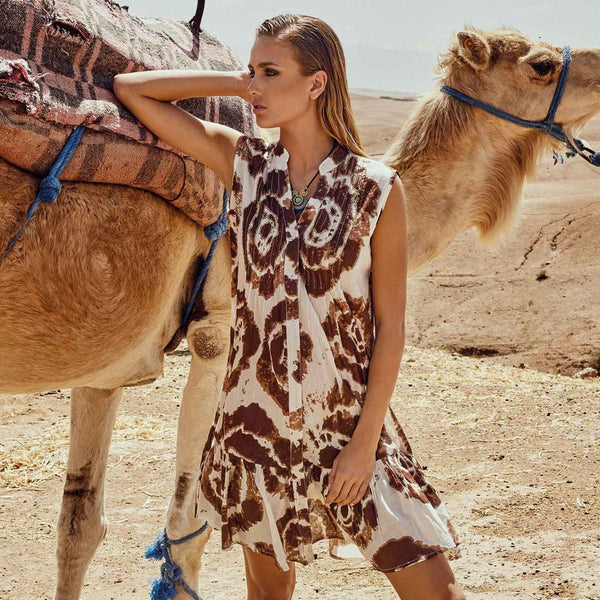 VESTIDO CAMISA SIN MANGAS SAHARA