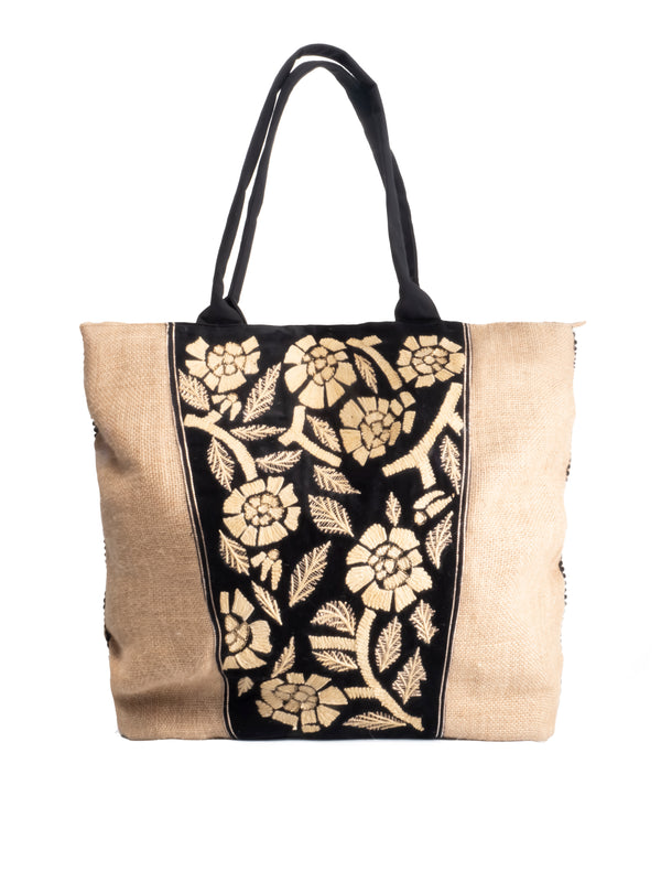 BOLSO BORDADO FLORES