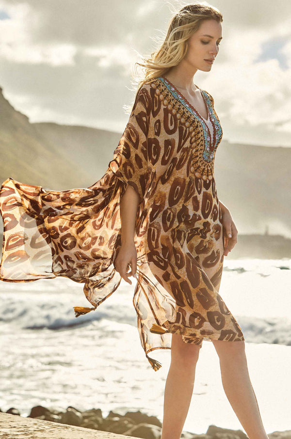 PONCHO LEOPARDO