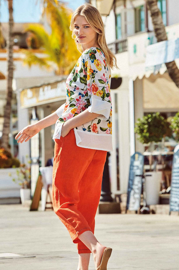 BLUSA DE FLORES