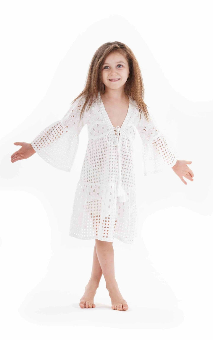 ABITO BIMBA MACRAME'- IC9-148 - #Moda Mare Positano#