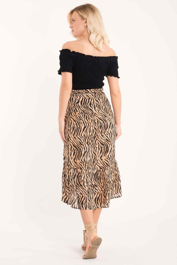 GONNA LUNGA ANIMALEIR- IC21-099 - #Moda Mare Positano#